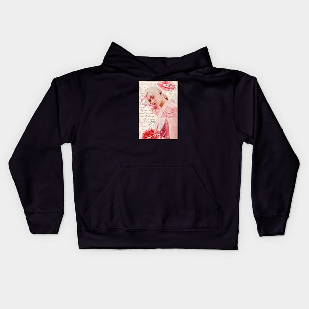 K-Pop Stray Kids Felix Fan Art Kids Hoodie by ArtFulArts